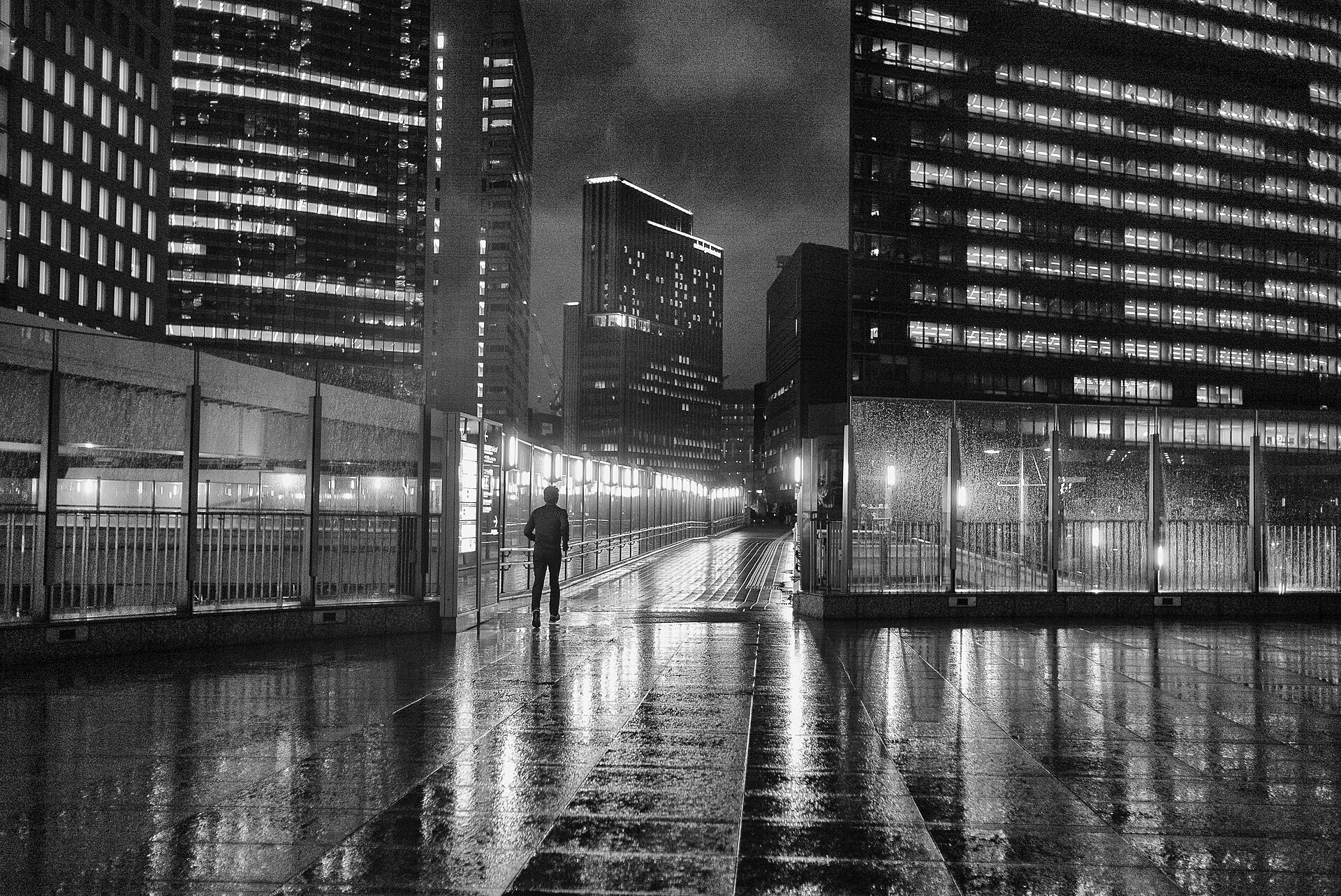 Black rain in Tokyo